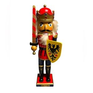 Vintage retired 12” Kurt S. Adler Nutcracker “King Soldier”